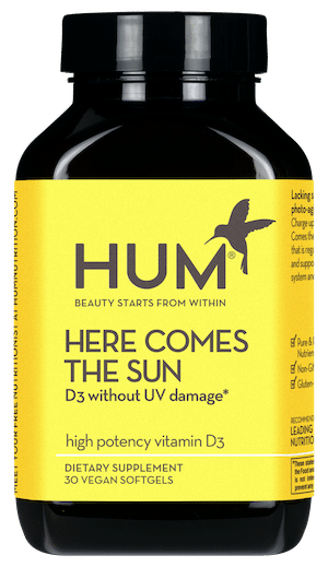 HUM营养太阳纯素维生素D补充剂